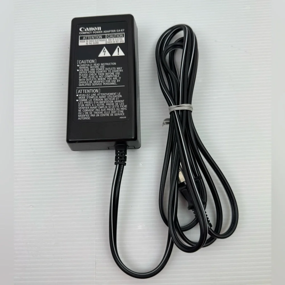 Genuine Canon CA-E7A AC/DC Power Supply Adapter 6V 1.5A/6V 1.1A 9W OEM